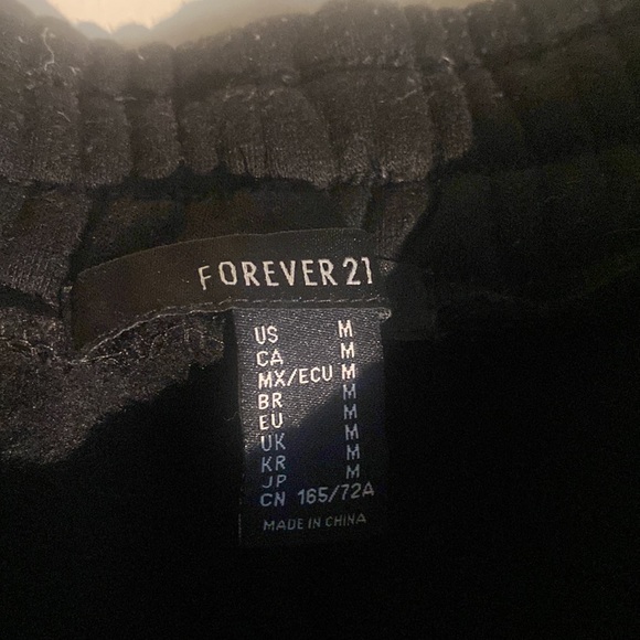 soft plain black sweatpants - Picture 3 of 5